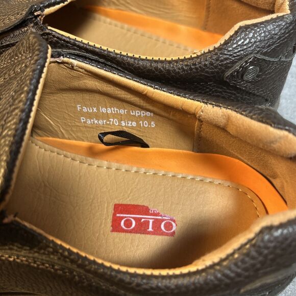 Vintage 90’s Polo Ralph Lauren Slip On Parker Loafers Leather Mens 10.5